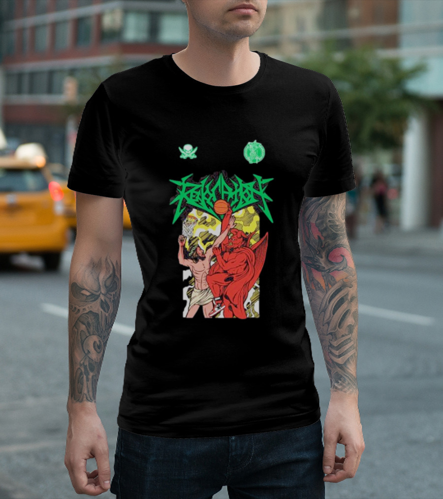 Revocation Godforsaken Demon Basketball Showdown T-Shirt