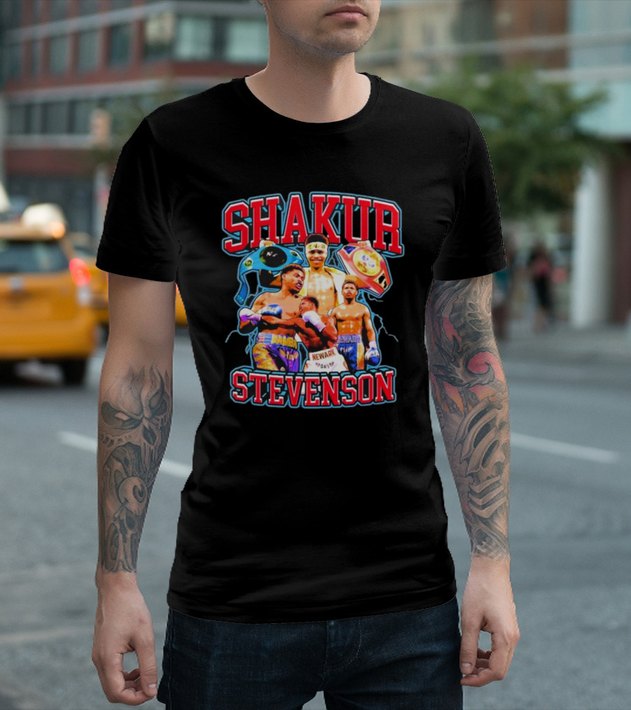 Shakur Stevenson Newark Champ Boxing Legends T-Shirt