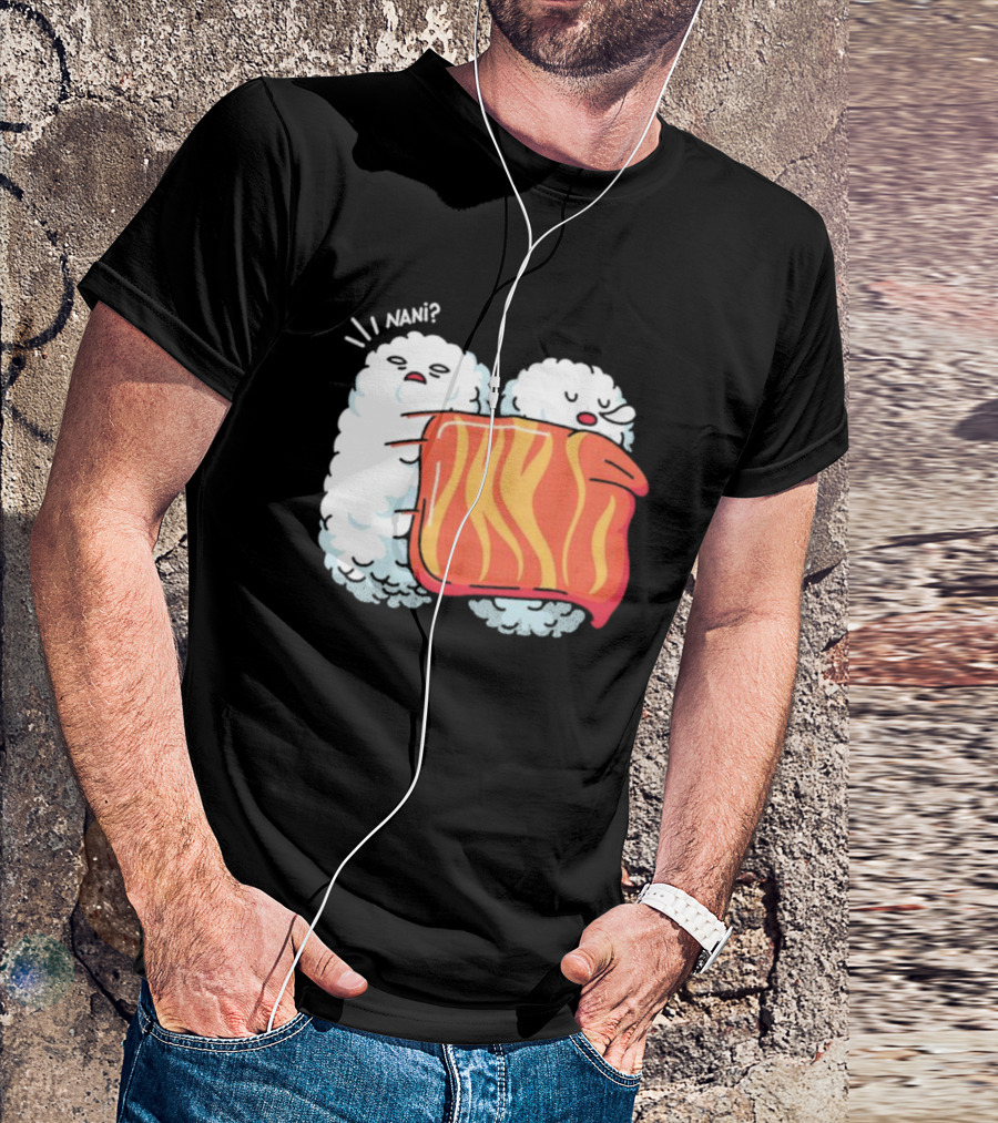Nani Sleeping Sushi Rice Ball Blanket Surprise T-Shirt