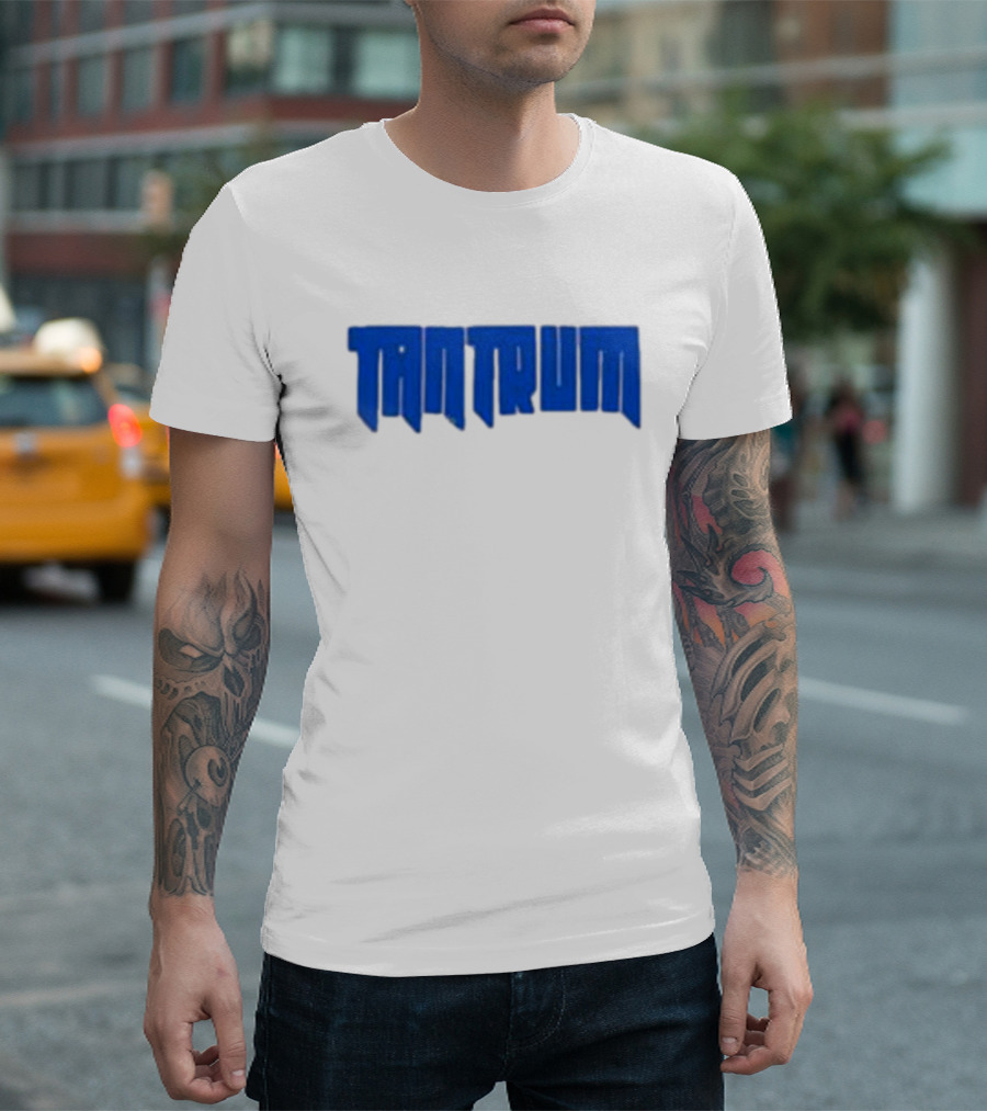 Waterparks Tantrum Blue Lettering T-Shirt