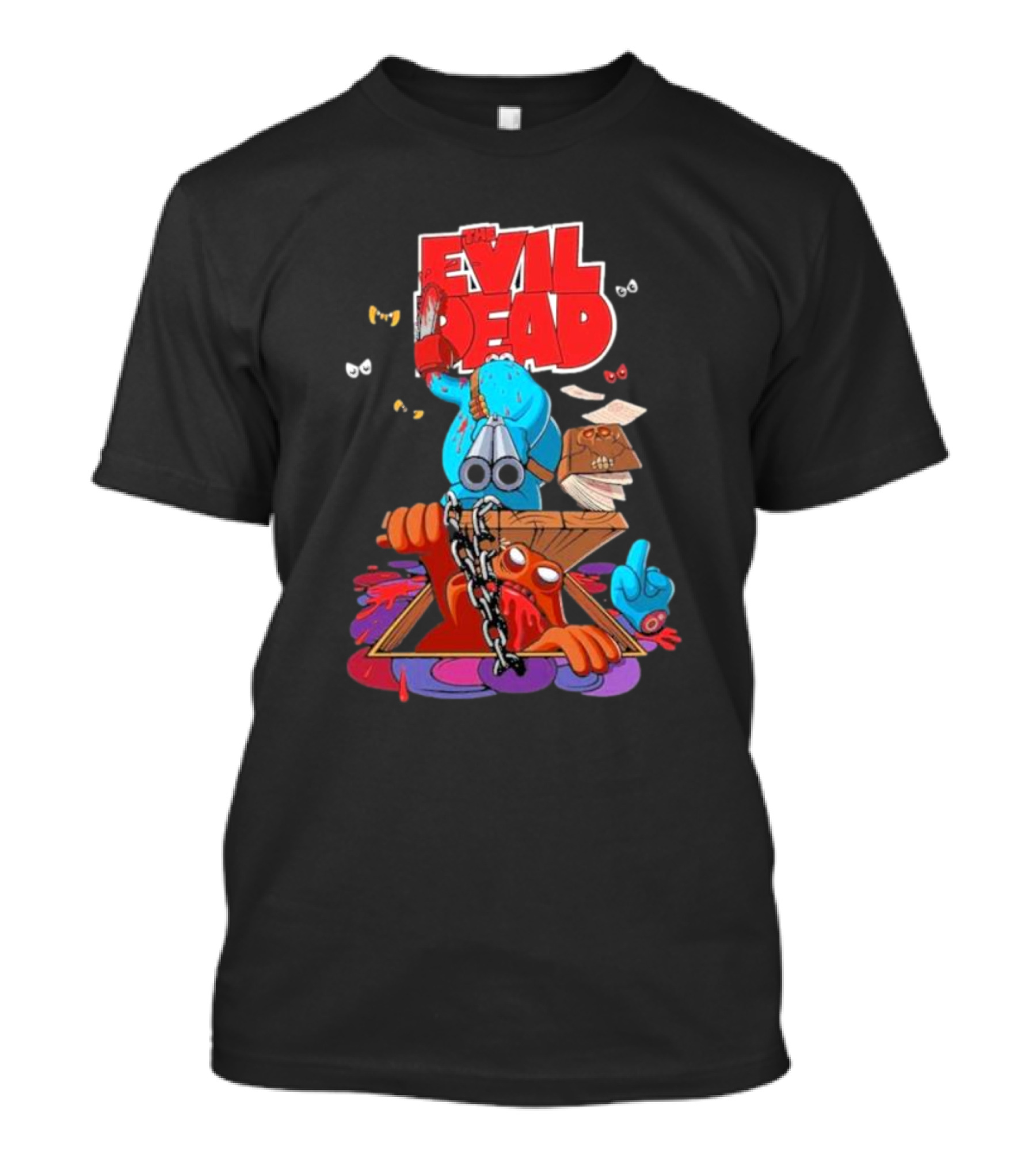 Evil Dead Deadites Trapdoor Comic T-Shirt