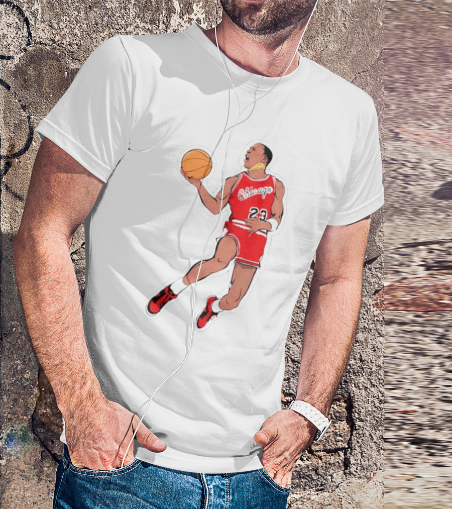 Slam Dunk From The Goat Chicago 23 Basketball Legend T-Shirt