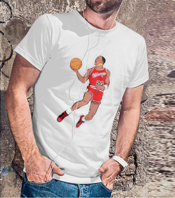 Slam Dunk From The Goat Chicago 23 Basketball Legend T-Shirt