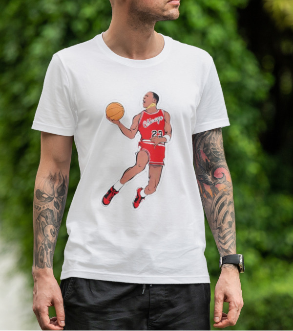 Slam Dunk From The Goat Chicago 23 Basketball Legend T-Shirt