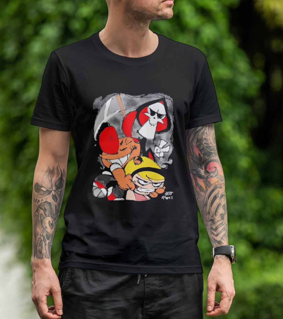 Grim Adventures Billy Mandy Cartoon Network Fan Art Freddy Ramirez T-Shirt