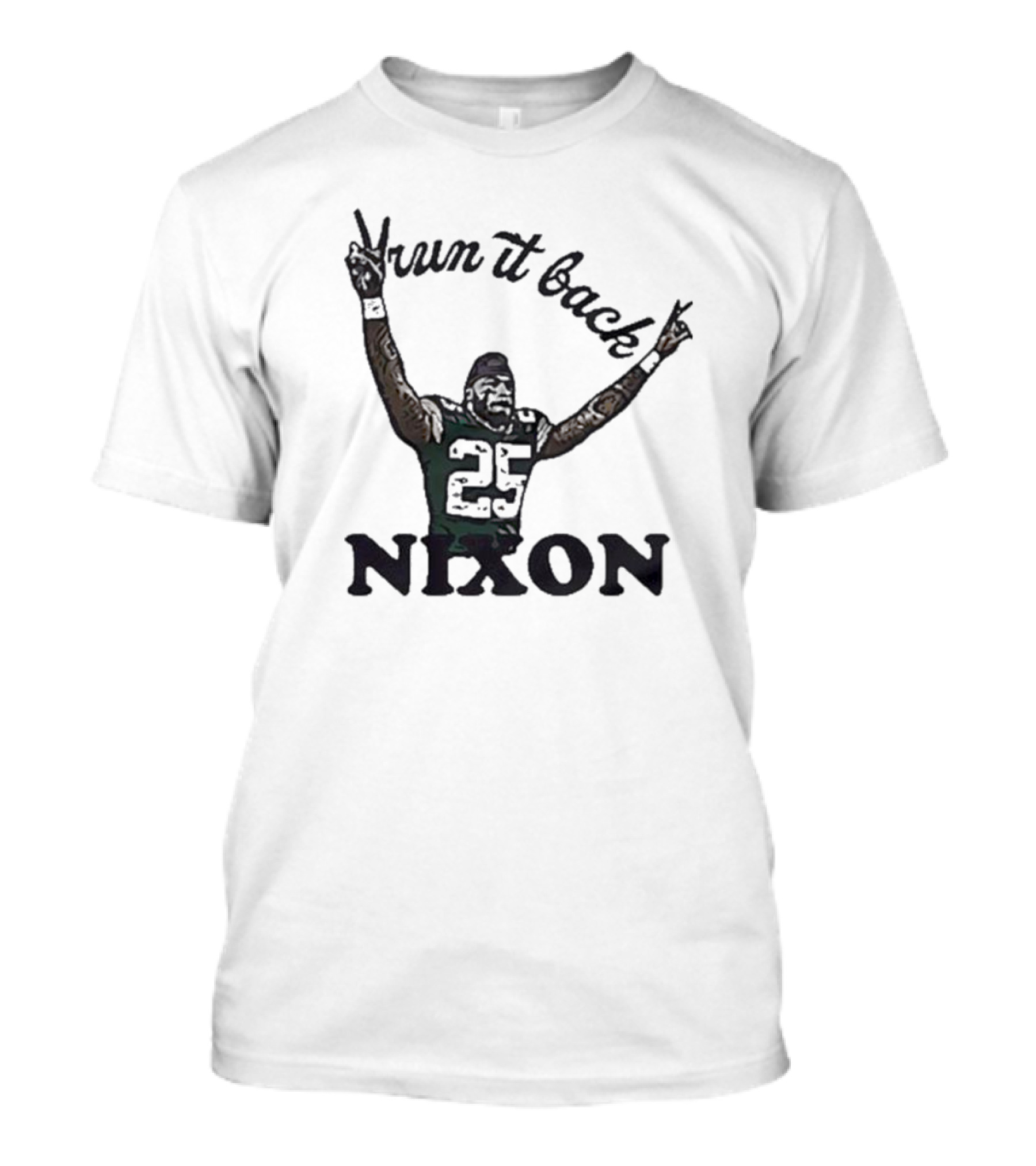 Campeche Collective Run It Back Nixon Victory Pose 25 T-Shirt