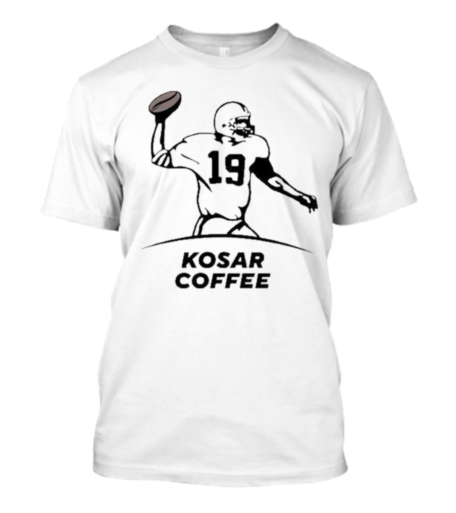 Bernie Kosar 19 Kosar Coffee Football Player T-Shirt