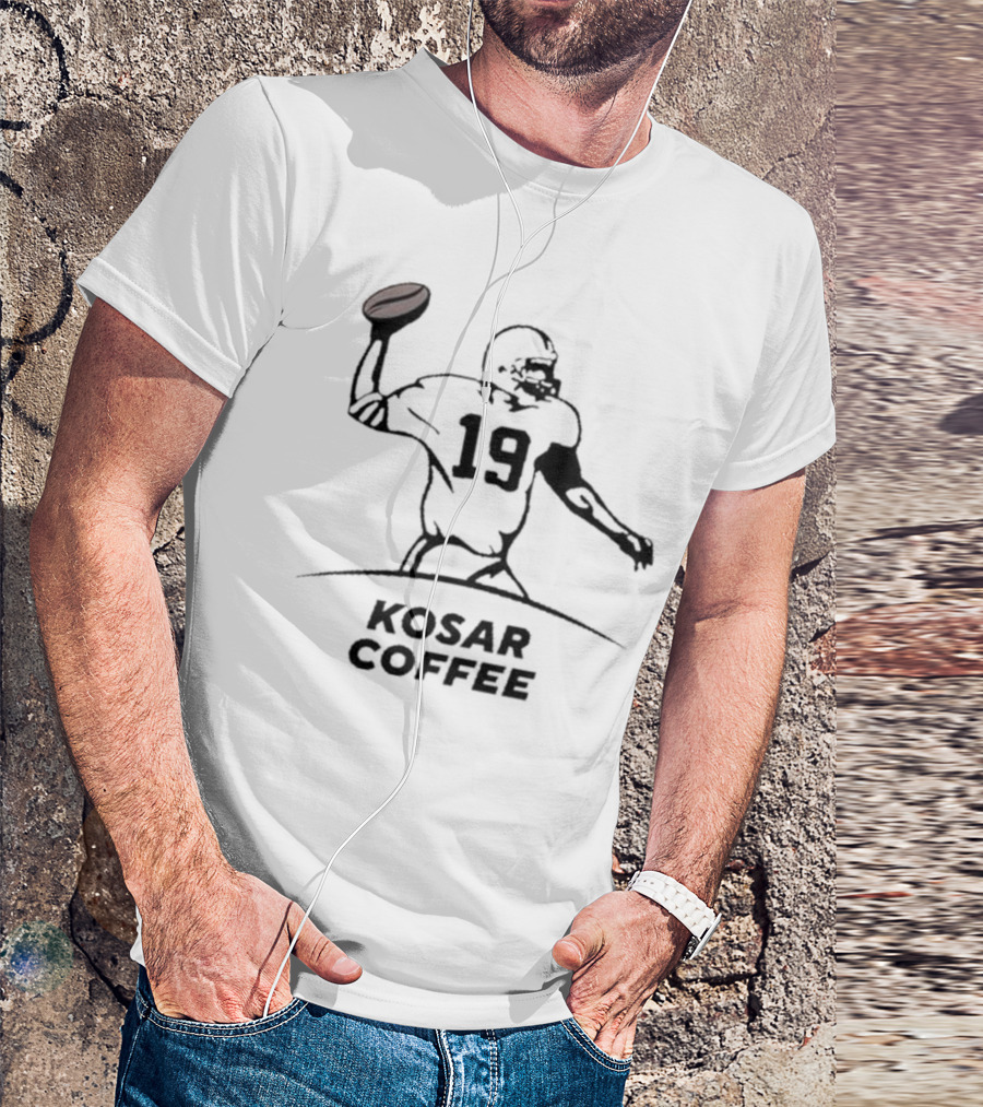 Bernie Kosar 19 Kosar Coffee Football Player T-Shirt