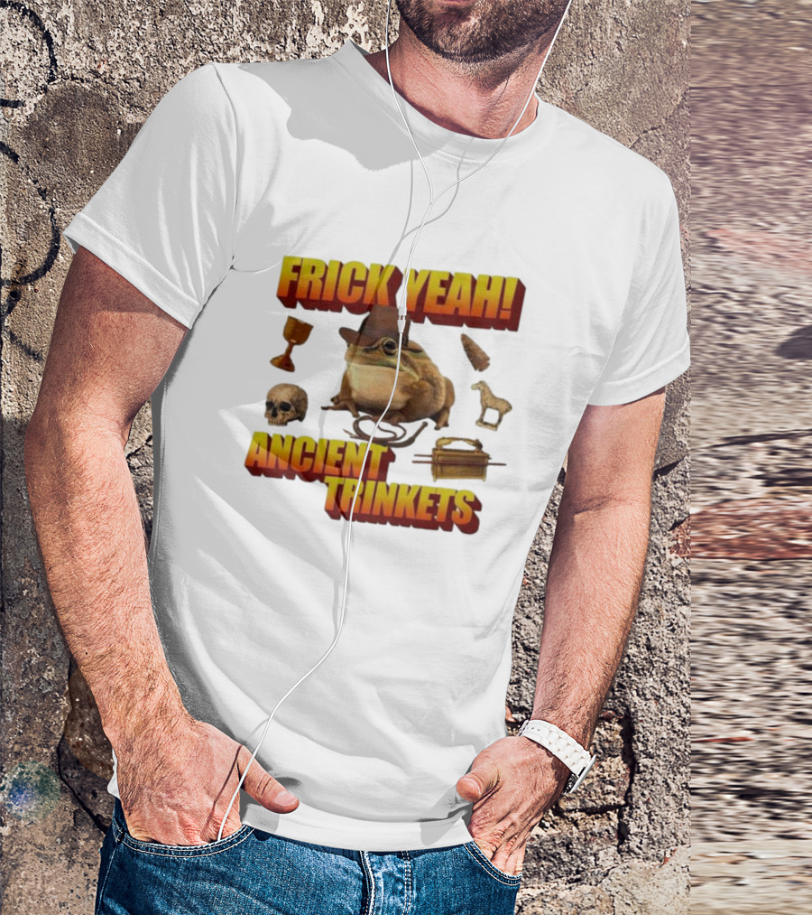Frick Yeah Cowboy Frog Ancient Trinkets T-Shirt