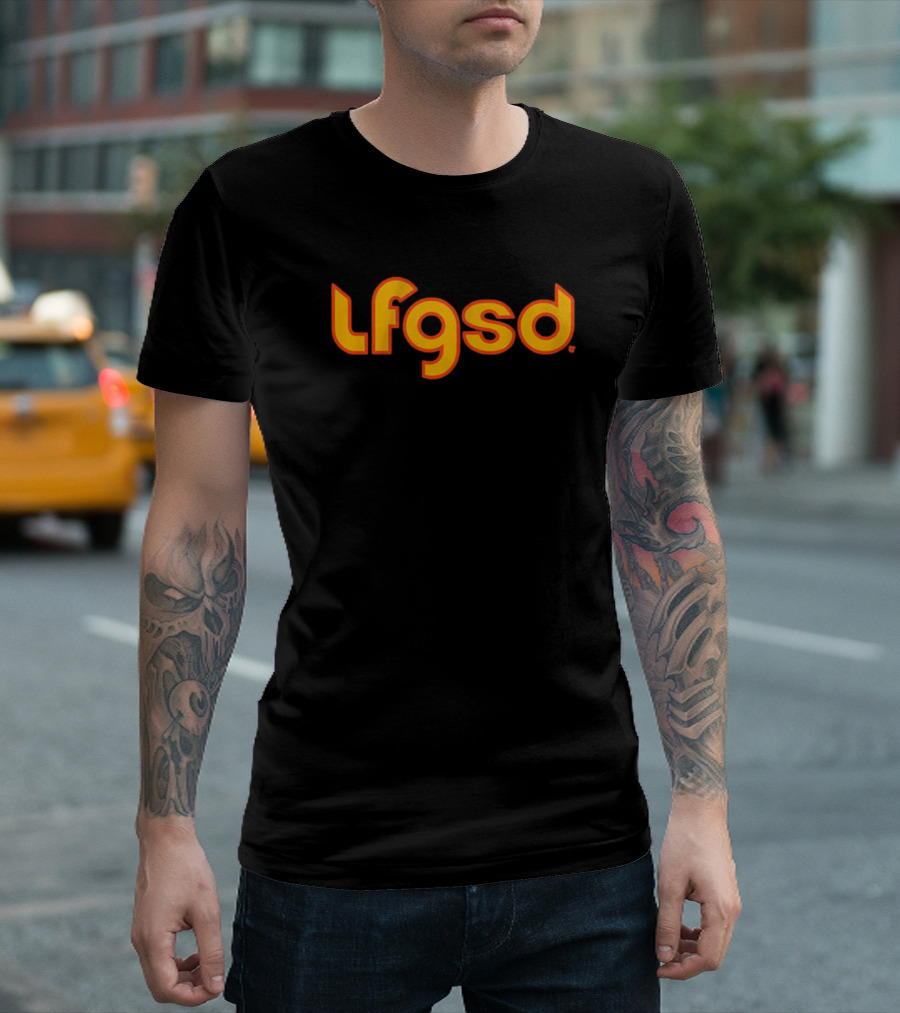 LFGSD Orange Retro T-Shirt