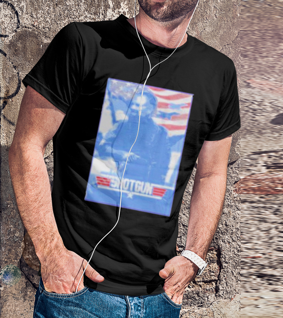 Team Mercury Shotgun American Flag Comfort Blend T-Shirt