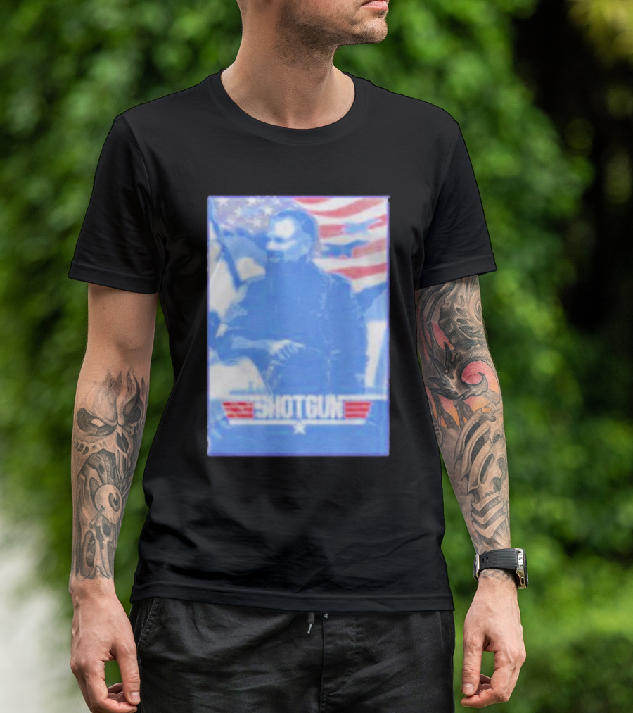 Team Mercury Shotgun American Flag Comfort Blend T-Shirt