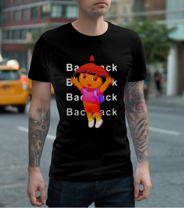 Dora Backpack Adventures Playful Youthful T-Shirt
