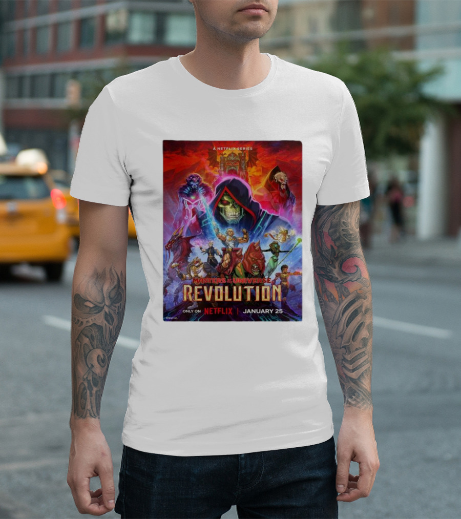 Masters Of The Universe Revolution A Netflix Series Premiering January 25 T-Shirt