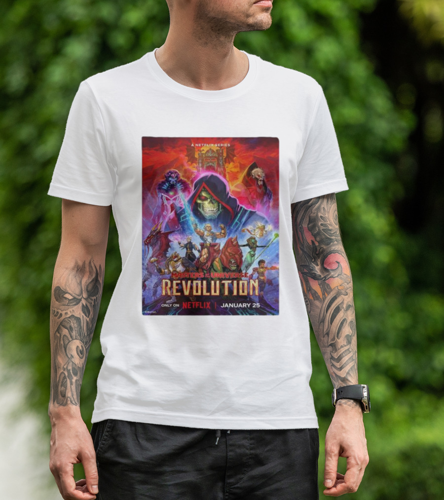 Masters Of The Universe Revolution A Netflix Series Premiering January 25 T-Shirt