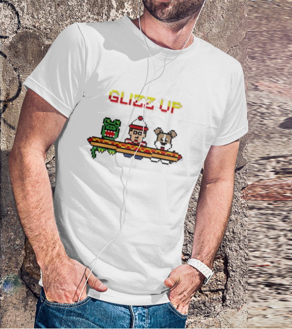 Sir Yacht Glizz Up Pixel Art Boat Adventure T-Shirt