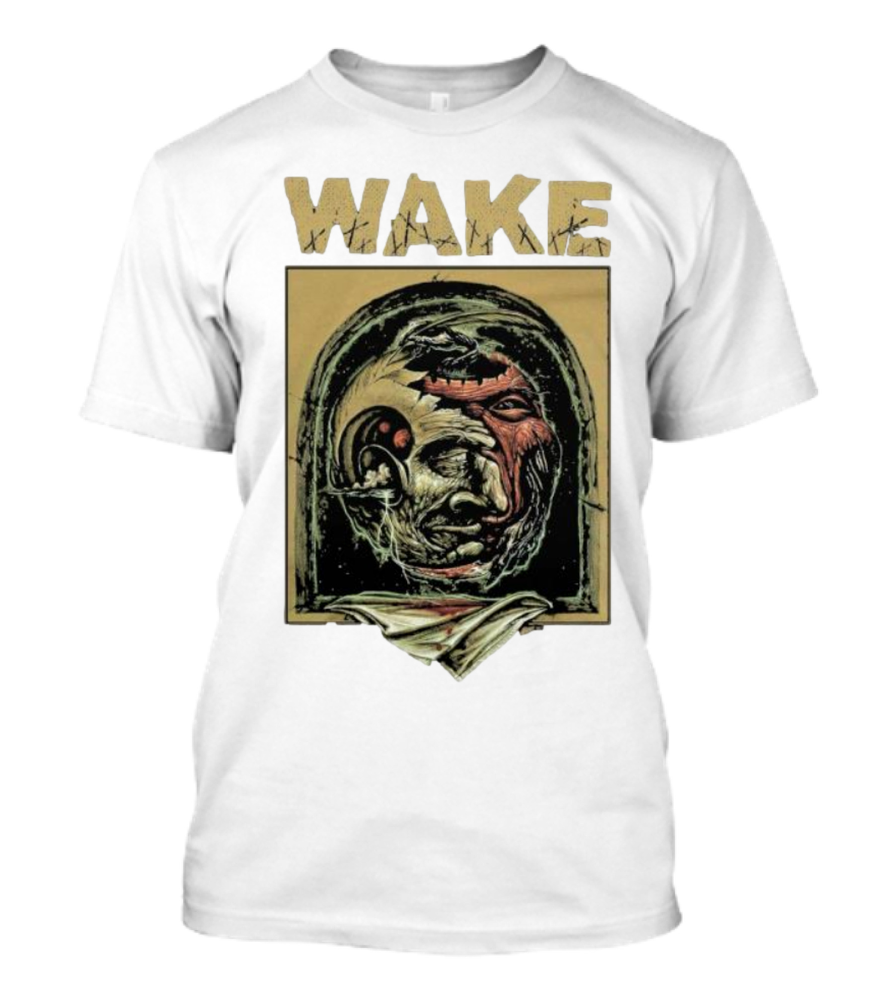 Wake Surrealistic Face Magician T-Shirt