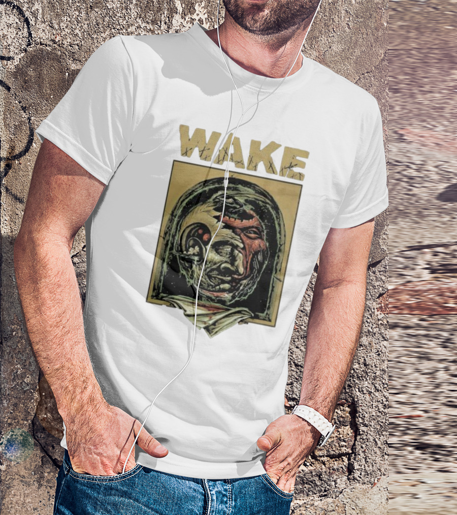 Wake Surrealistic Face Magician T-Shirt