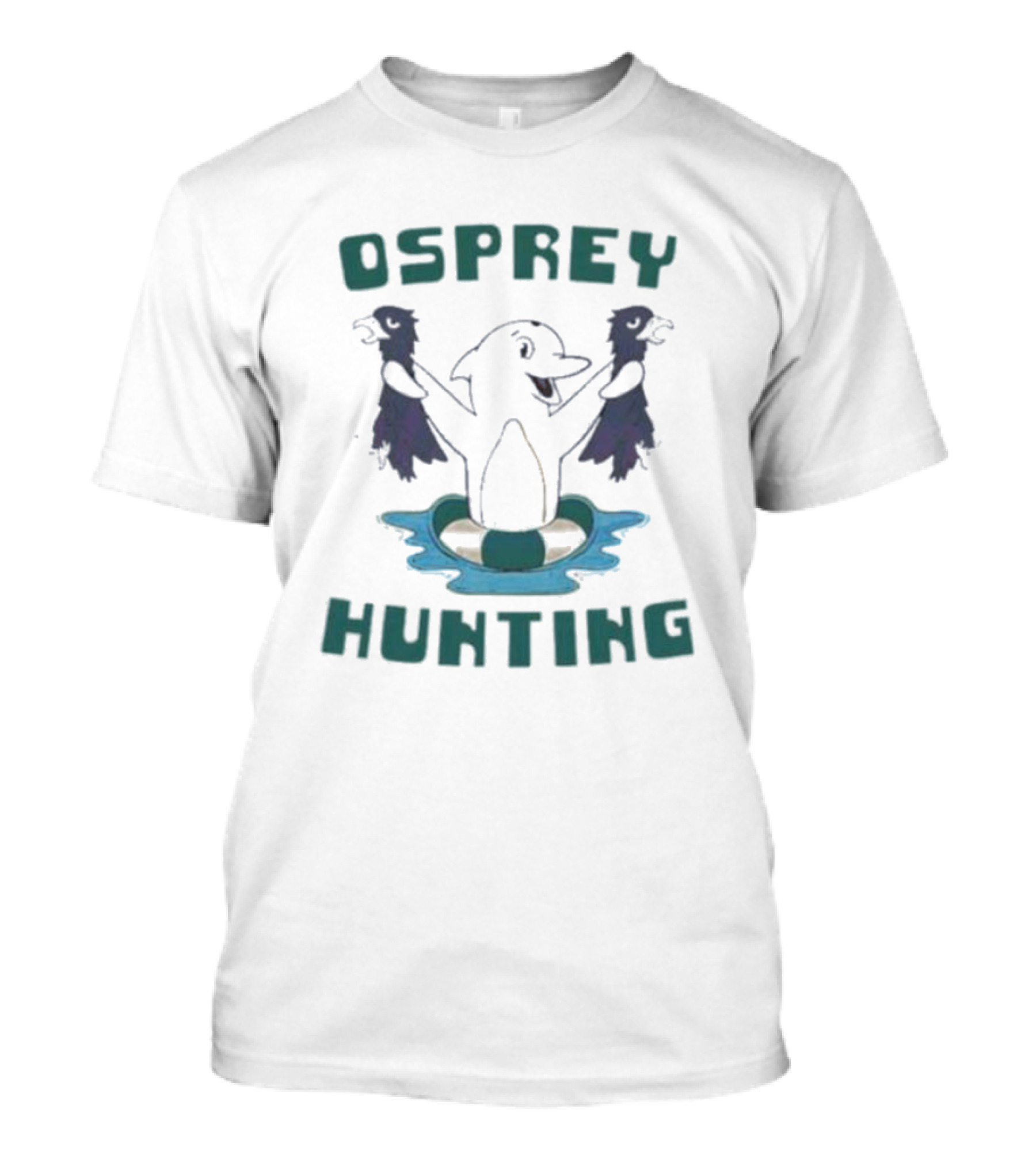 Miami Dolphins Osprey Hunting Vs Baltimore Ravens T-Shirt