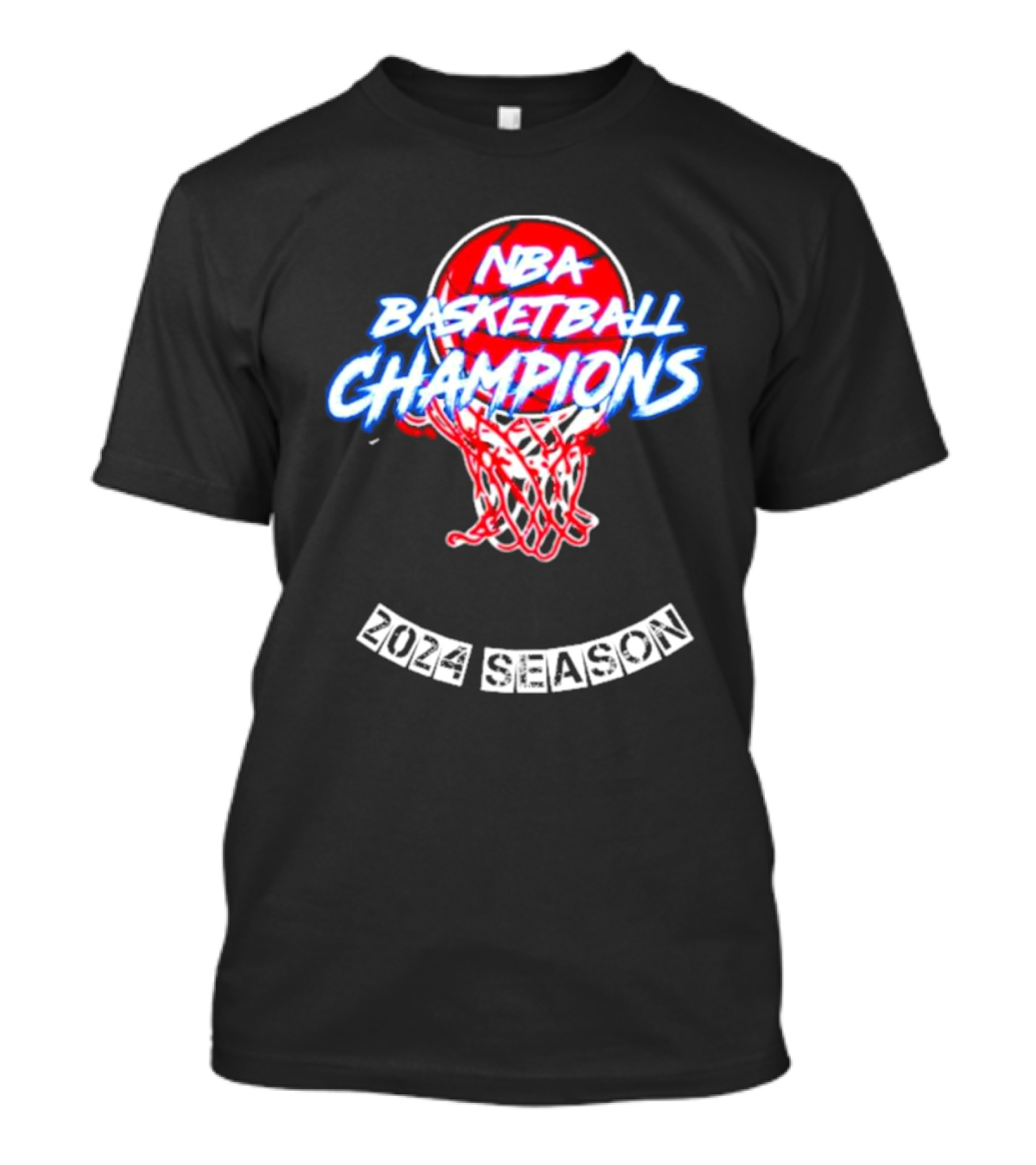 NBA Basketball Champions 2024 Season Champions Iconic Hoop T-Shirt