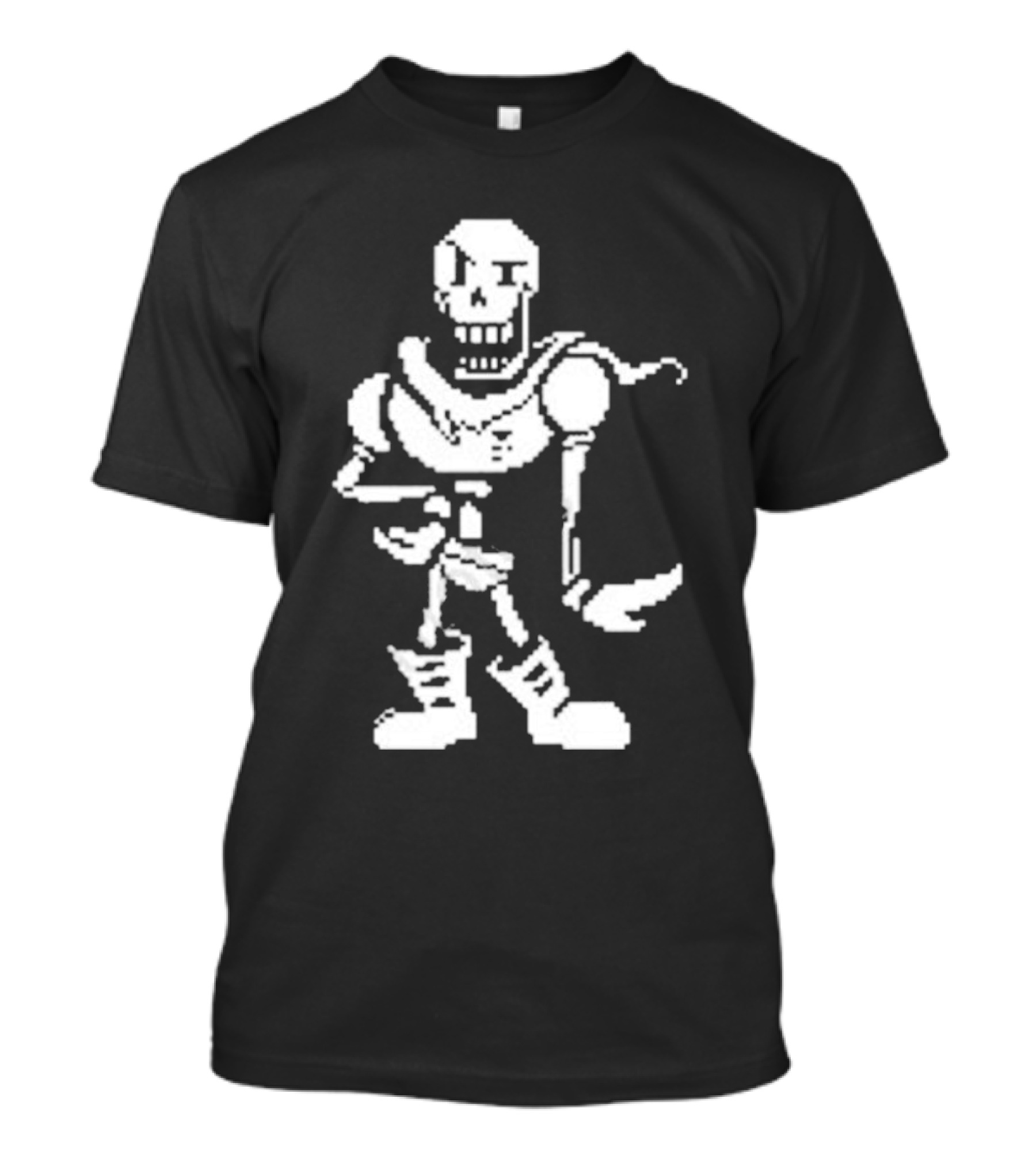 Undertale Papyrus Skeleton Warrior Pixel Art Battle Sprite T-Shirt