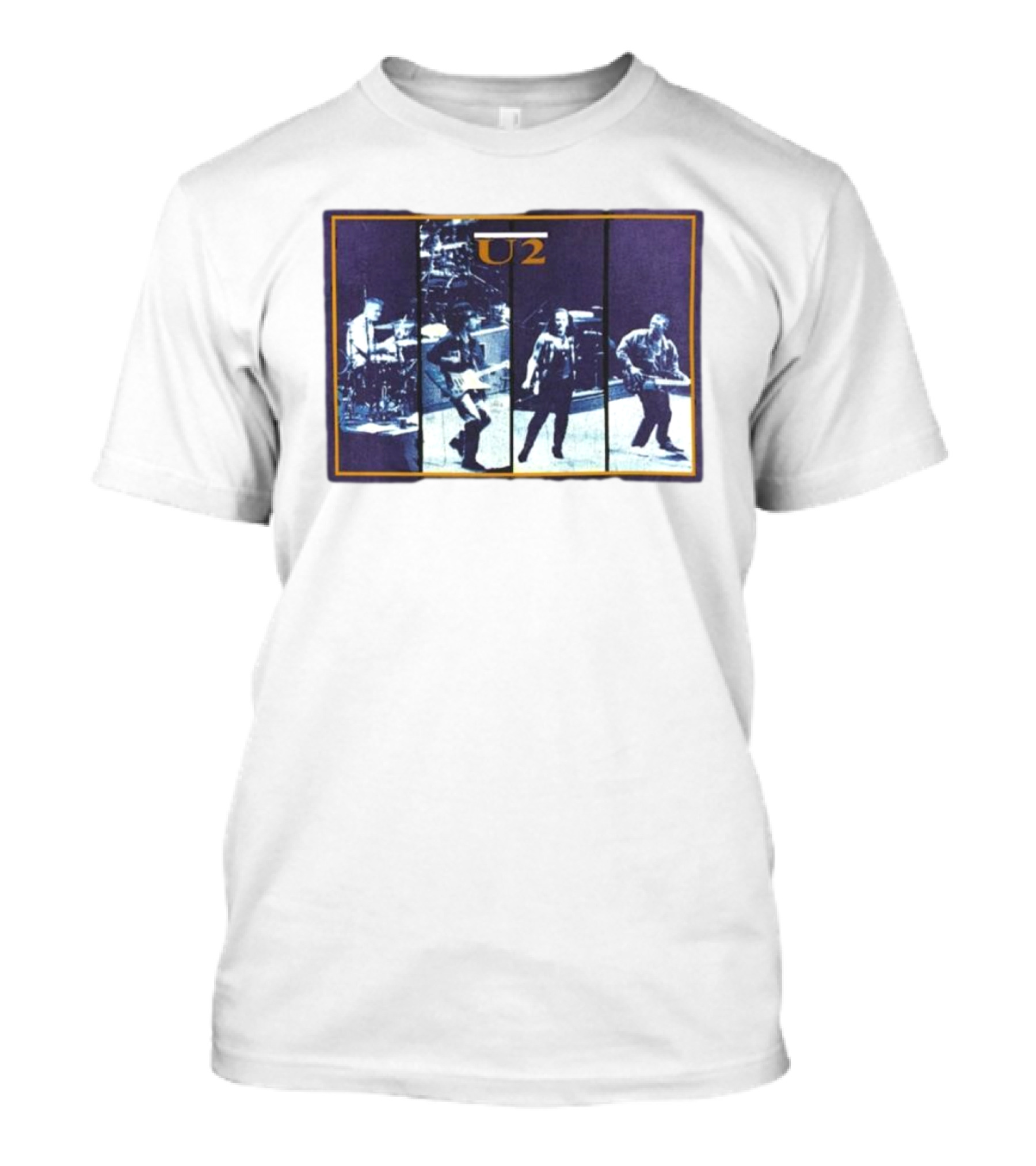 U2 The Joshua Tree Tour 1987 Band Performance T-Shirt