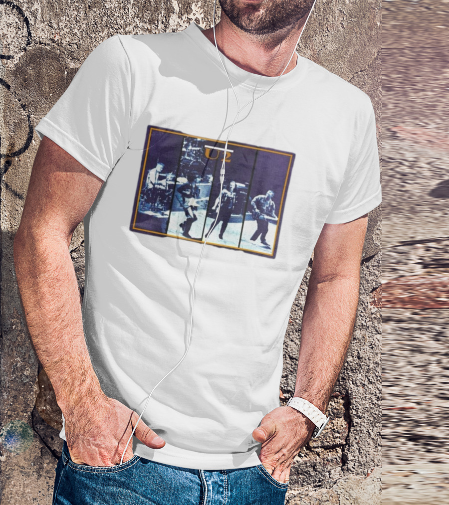 U2 The Joshua Tree Tour 1987 Band Performance T-Shirt