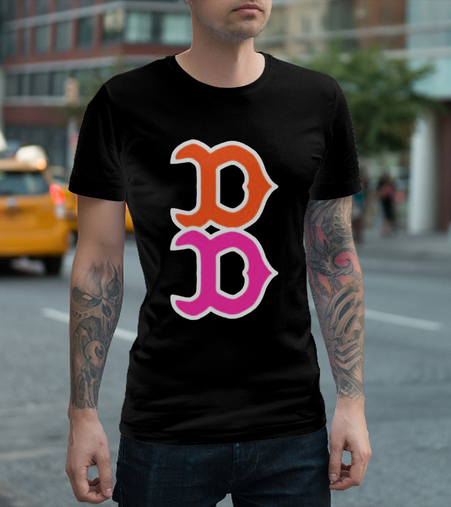 Boston Red Sox Double D Dunkin’ Colors T-Shirt