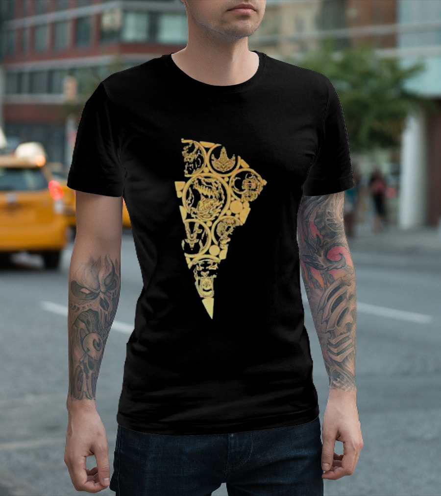 Mmpr Power Rangers Dinozord Medal Power Coins T-Shirt