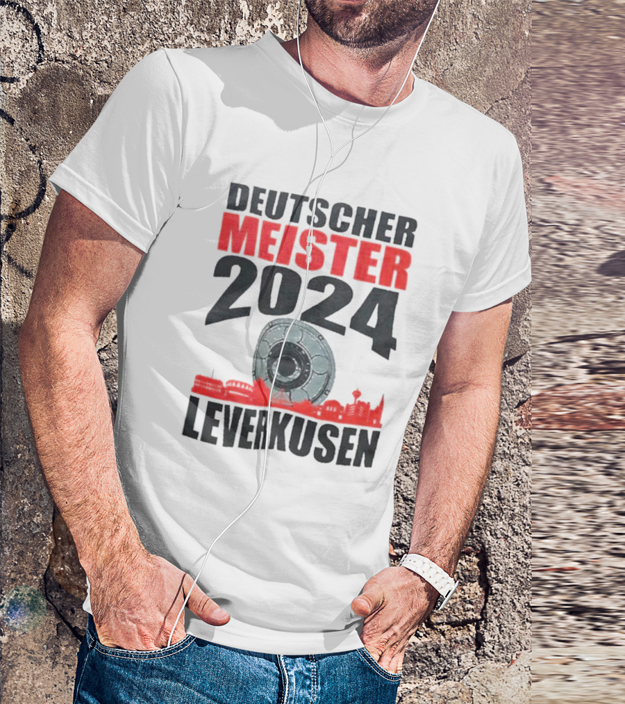 Deutscher Meister 2024 Leverkusen Championship Celebration T-Shirt