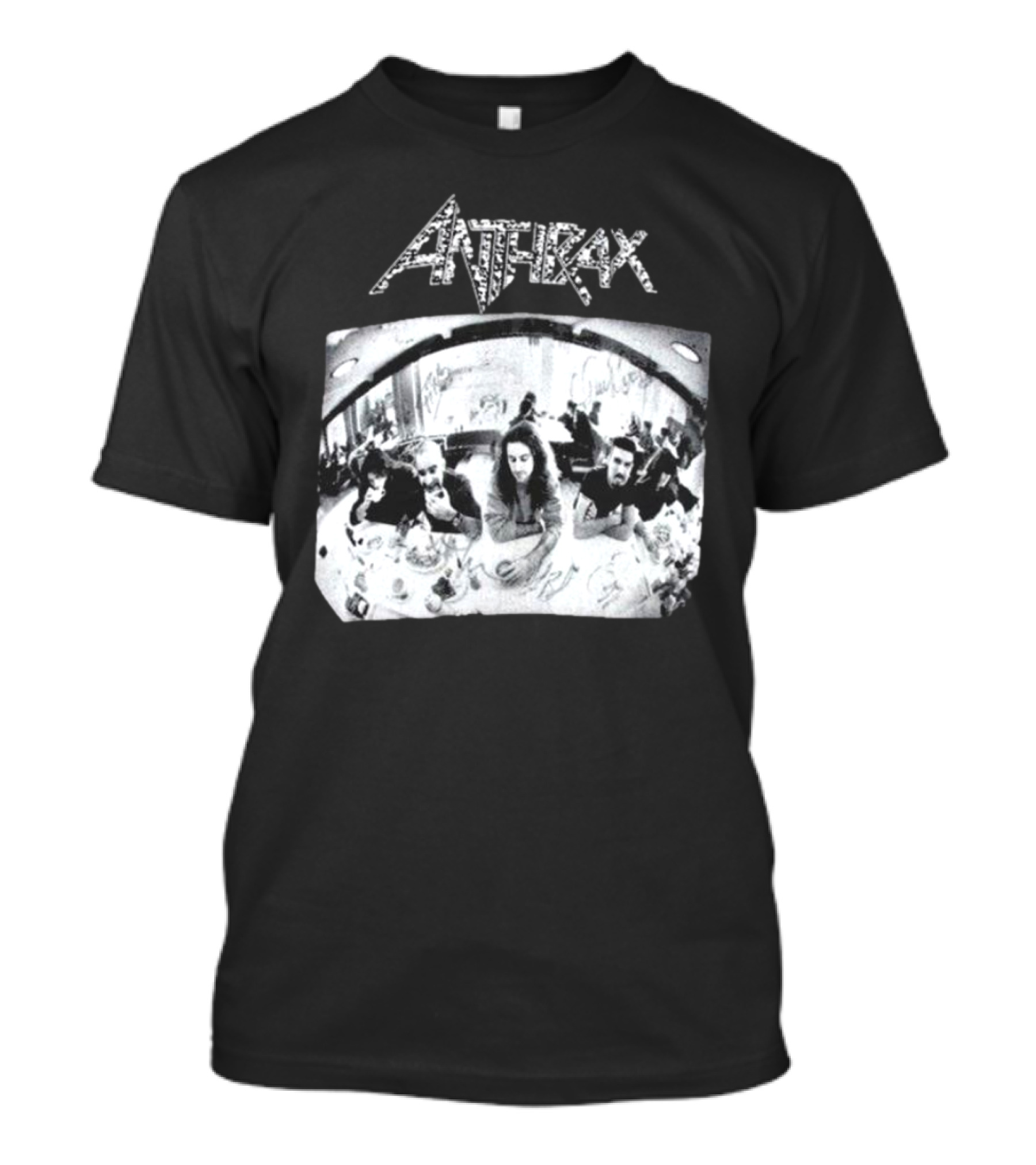 Anthrax Sound Of White Noise Rare Vintage Style Band Diner Scene T-Shirt
