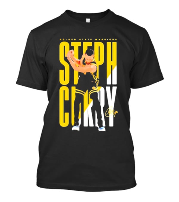 Golden State Warriors Steph Curry Golf Celebration Signature T-Shirt