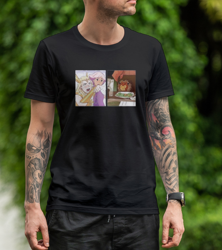 She-Ra Pointing At A Confused Catra Meme Scene T-Shirt
