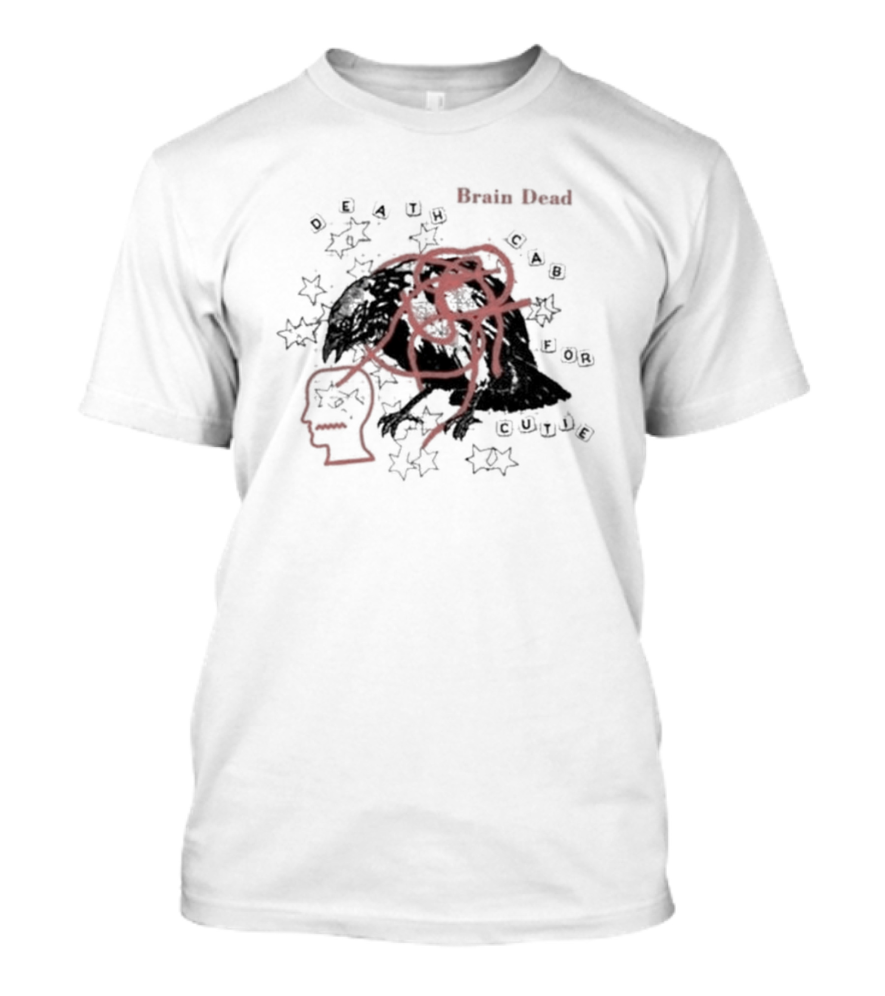 Brain Dead Collaboration With Death Cab For Cutie 20th Anniversary T-Shirt