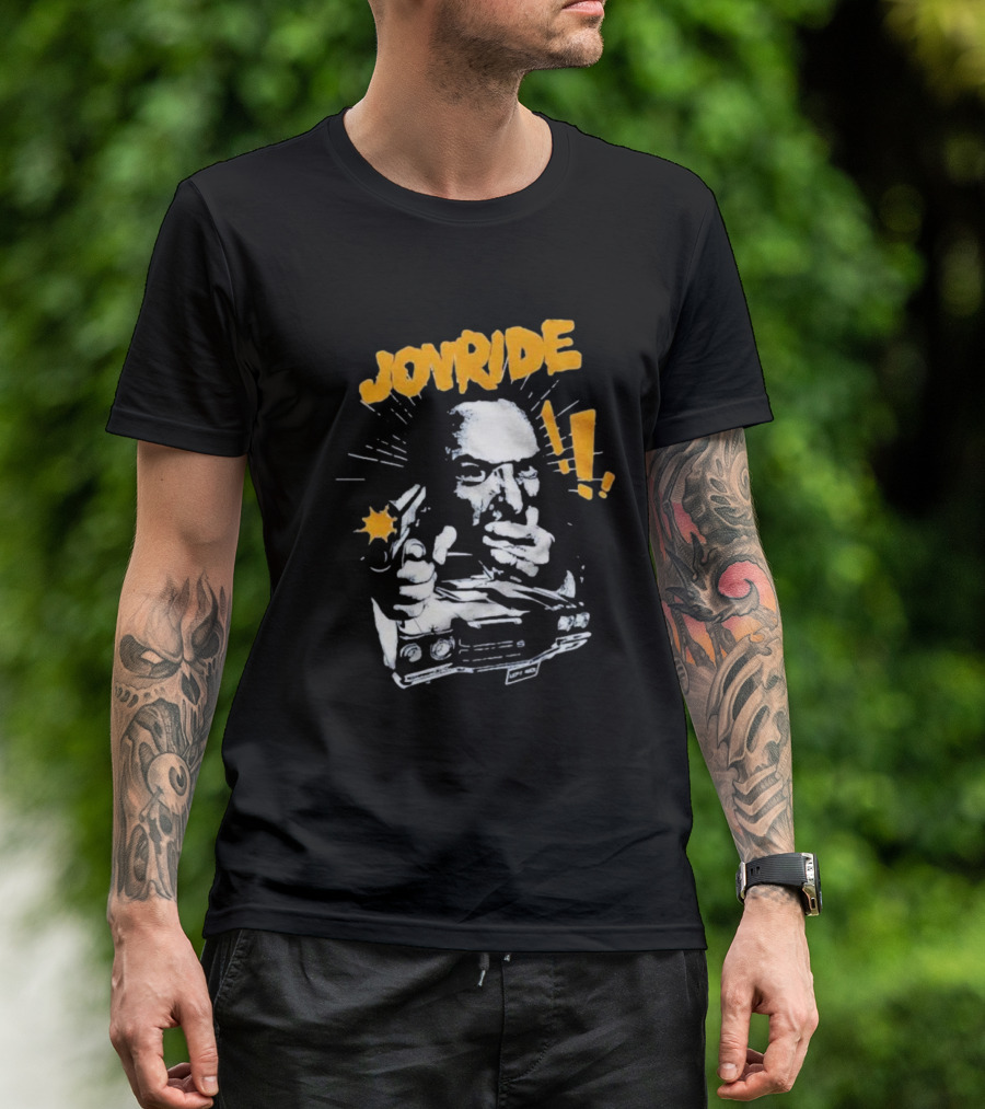 Joyride Man’s World Bold Retro Gunman Adventure T-Shirt