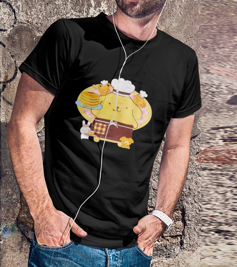 Join The Sanrio Pompompurin Pancake Chef T-Shirt