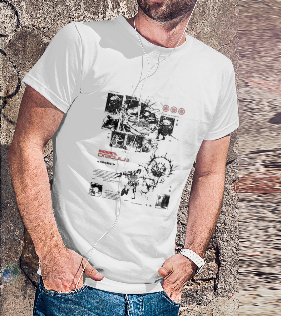 Kim Dracula Comic Style Graphics KIMOFACI T-Shirt