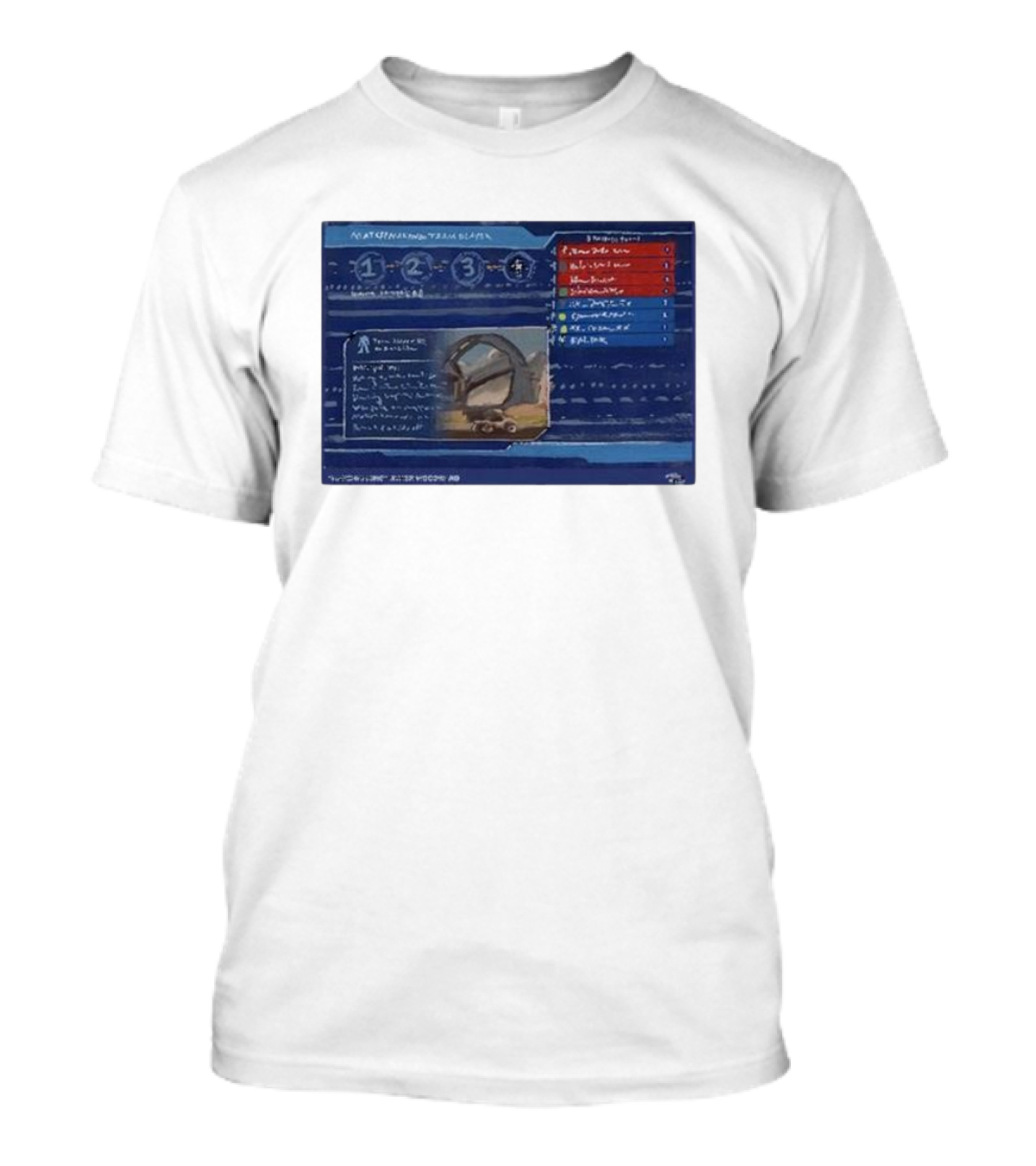 Matchmaking Team Slayer Blue Red Scoreboard Ryker Woodward T-Shirt