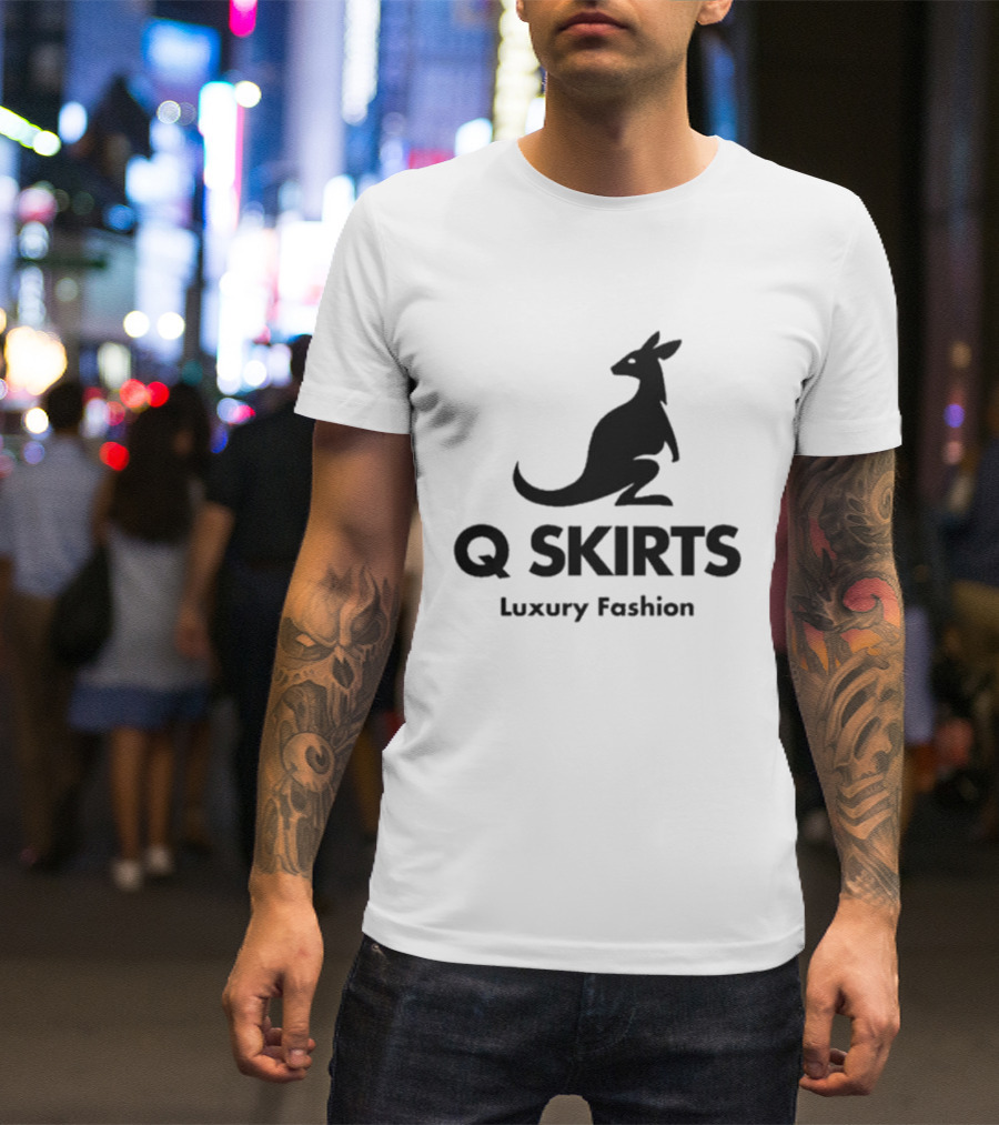 Q Skirts Luxury Fashion Kangaroo T-Shirt