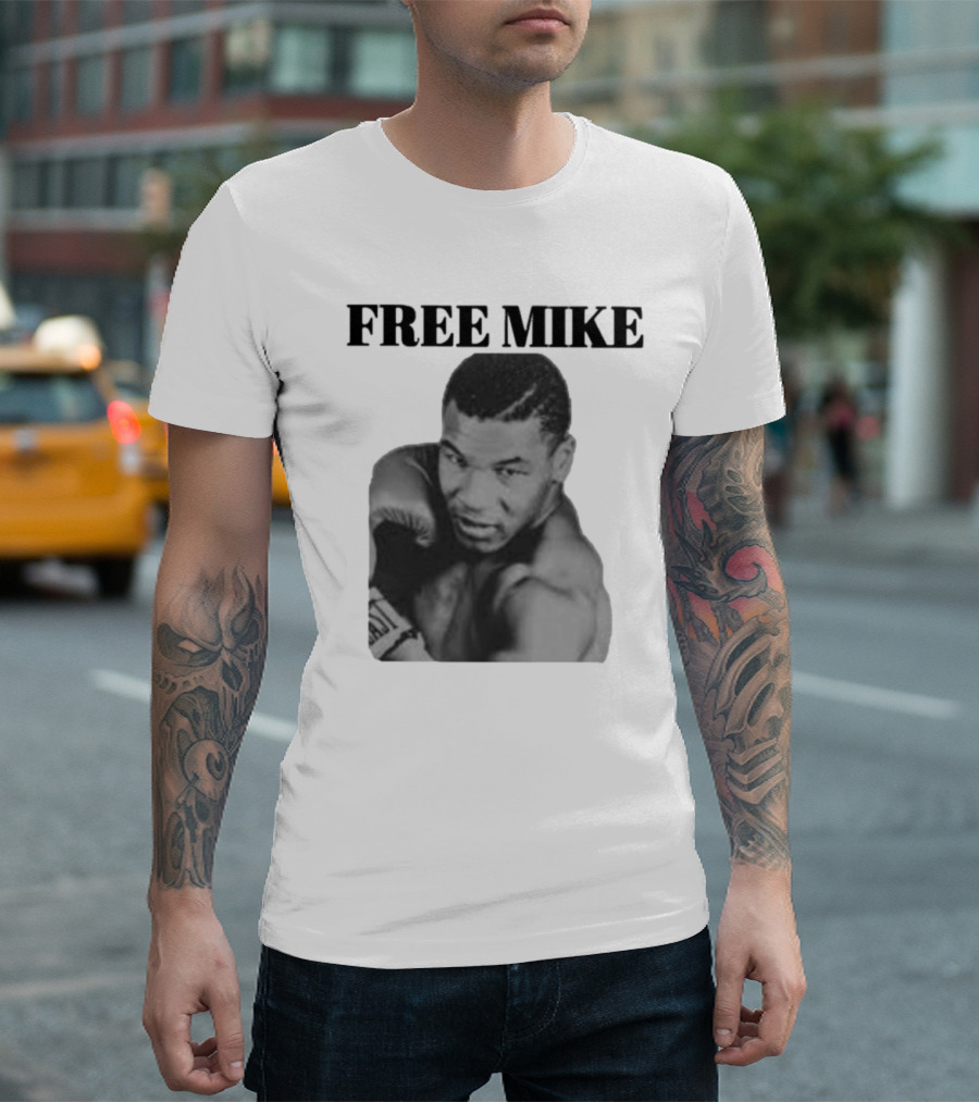 Free Mike Tyson Boxing Legend Image T-Shirt