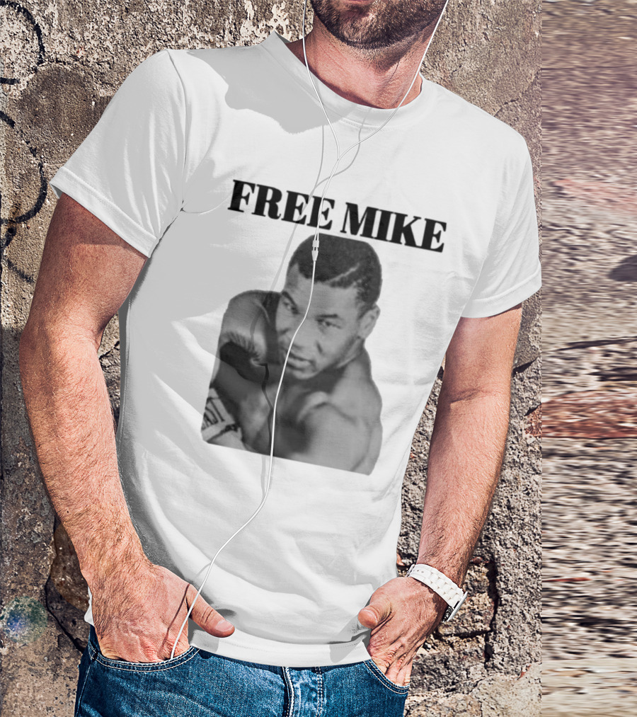 Free Mike Tyson Boxing Legend Image T-Shirt