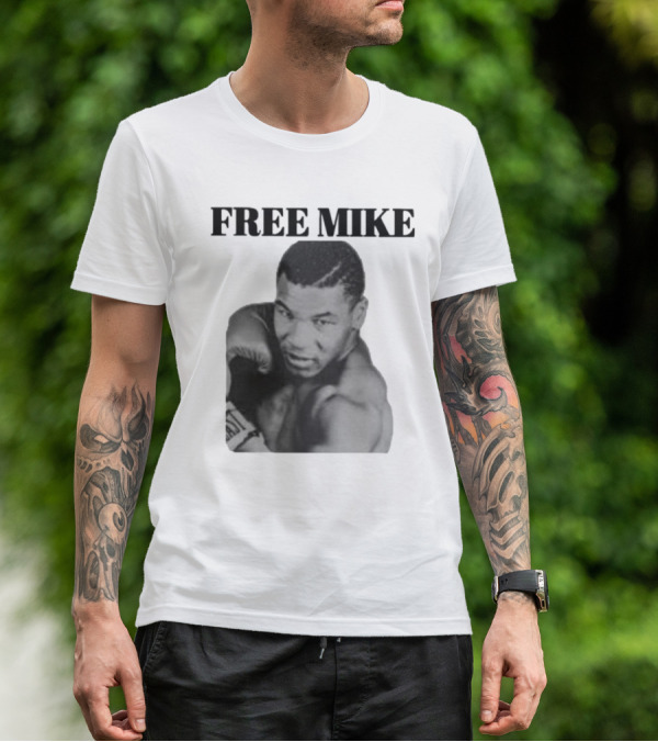 Free Mike Tyson Boxing Legend Image T-Shirt