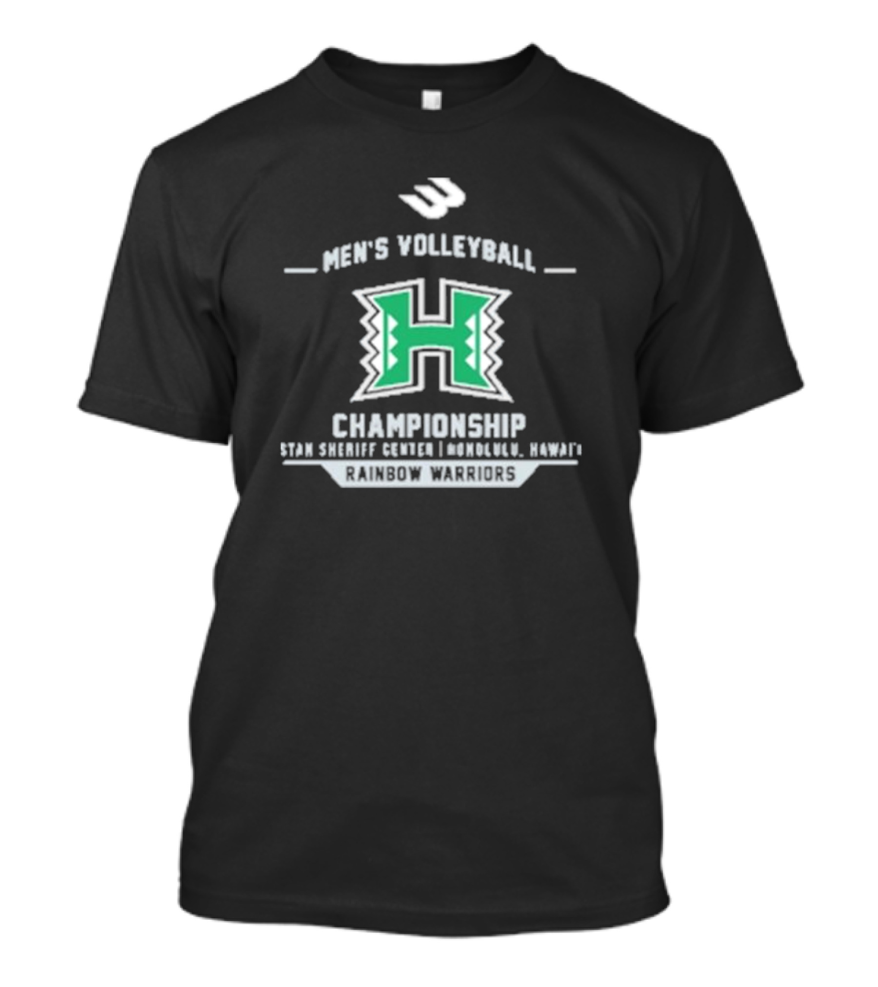 Hawai’i 2024 Big West Men’s Volleyball Championship Stan Sheriff Center Rainbow Warriors T-Shirt