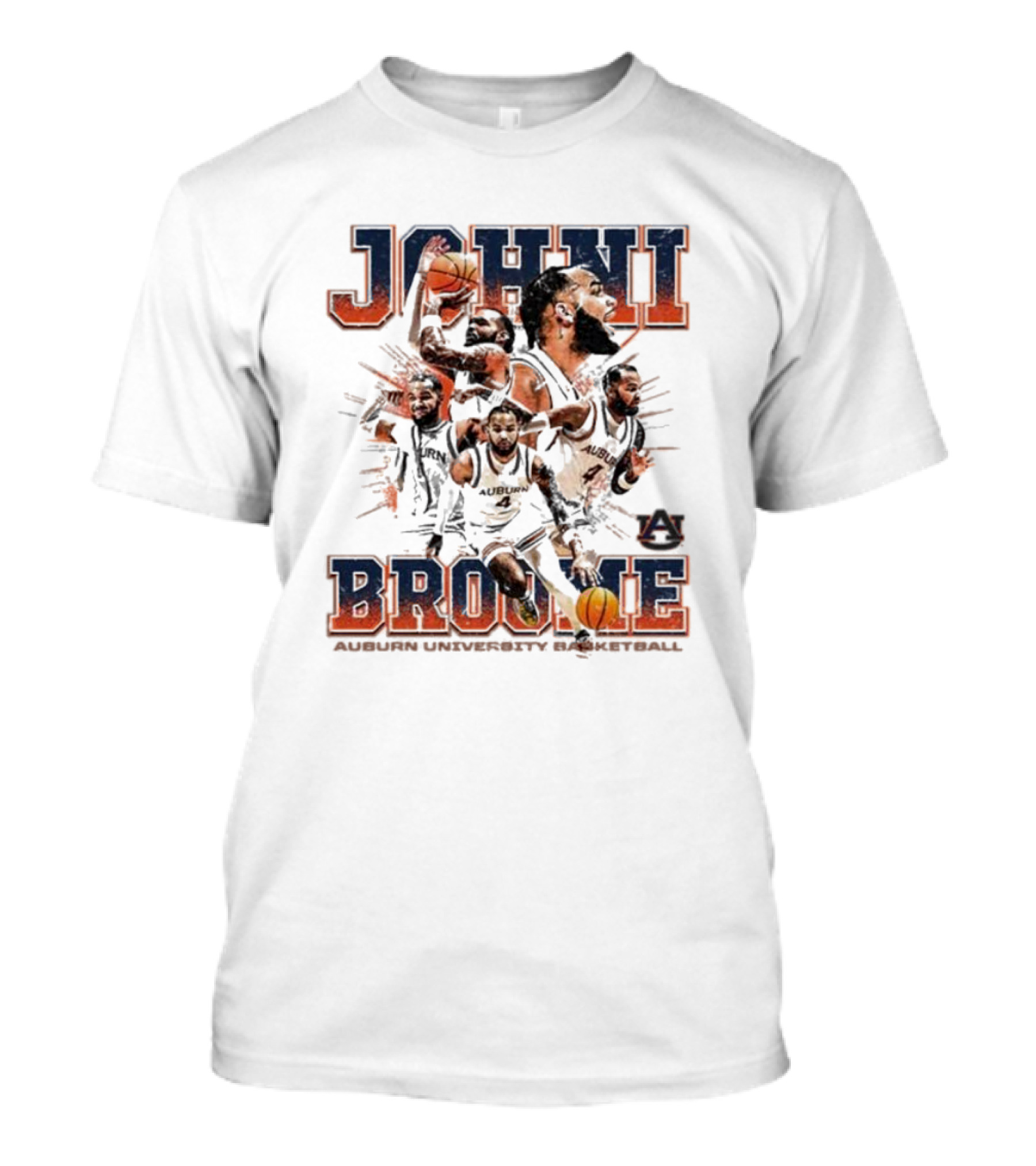 Johni Broome Auburn University Basketball T-Shirt
