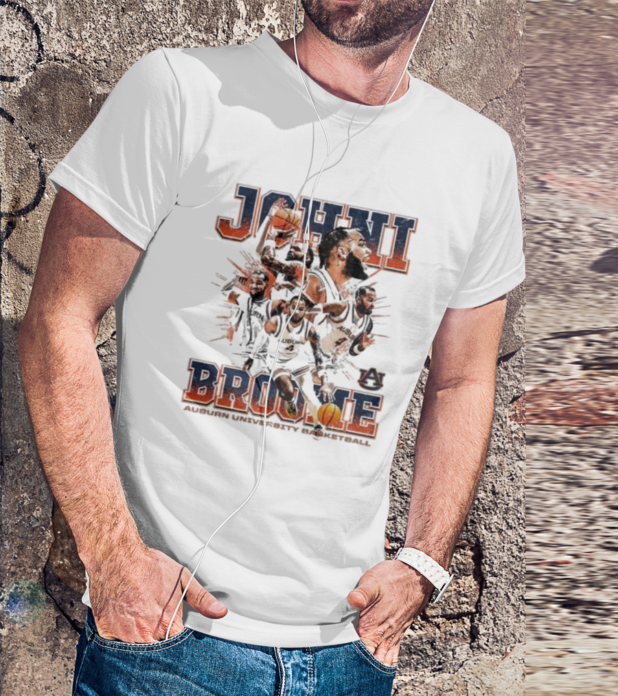Johni Broome Auburn University Basketball T-Shirt