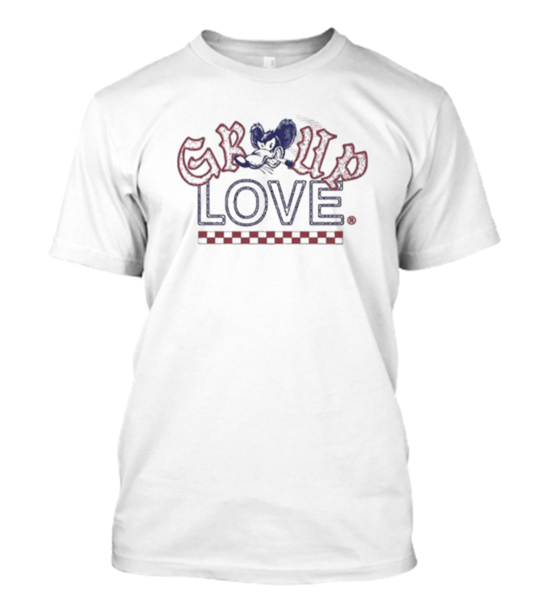 Grouplove Rat Checkerboard T-Shirt