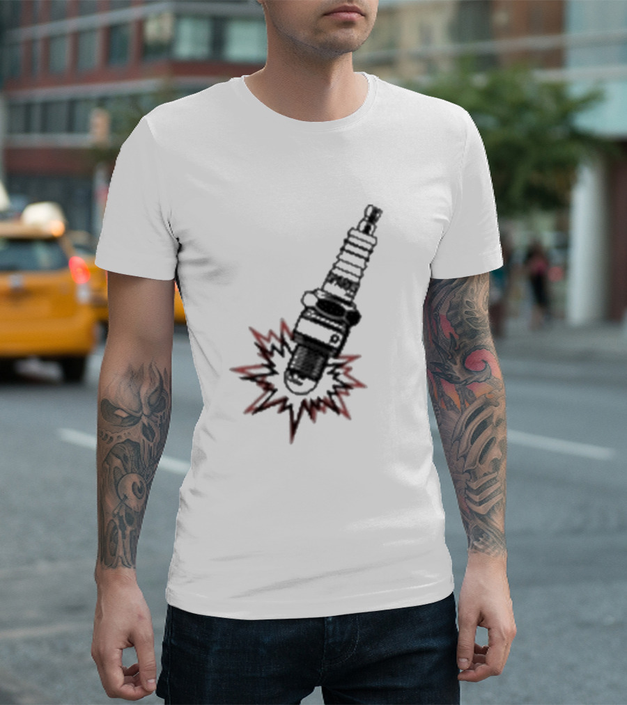 Sparks Plug Ignition Flash T-Shirt