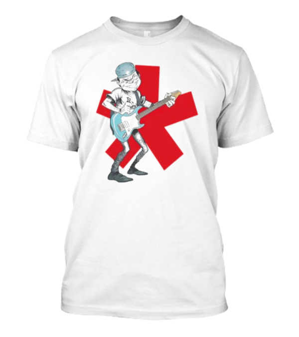 Tmd Comic By Thomas Tenney Rock Guitar Character With Red Asterisk T-Shirt