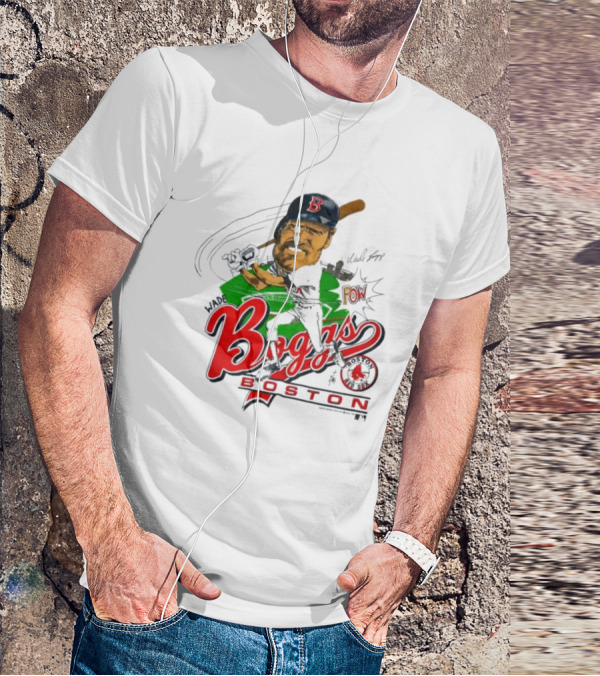 Wade Boggs Boston Red Sox Pow Baseball Signature HOF 2005 T-Shirt