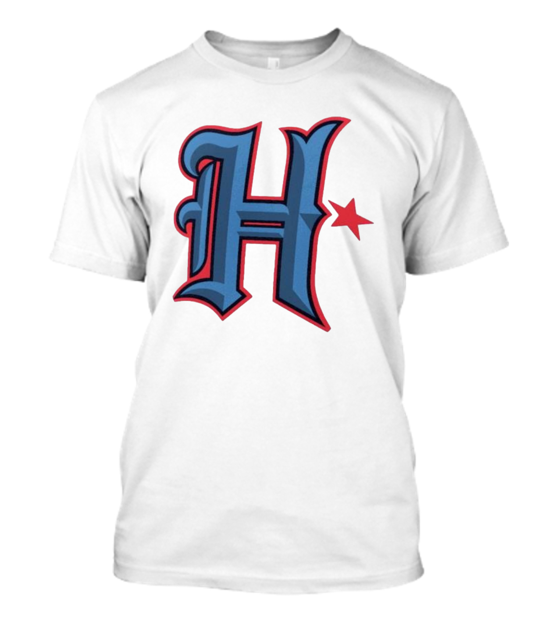 Houston Texans H Logo With Star T-Shirt